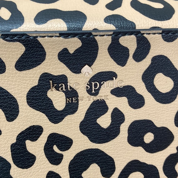 Kate Spade Harper Leopard Animal Print Crossbody Purse Bag - Picture 4 of 16